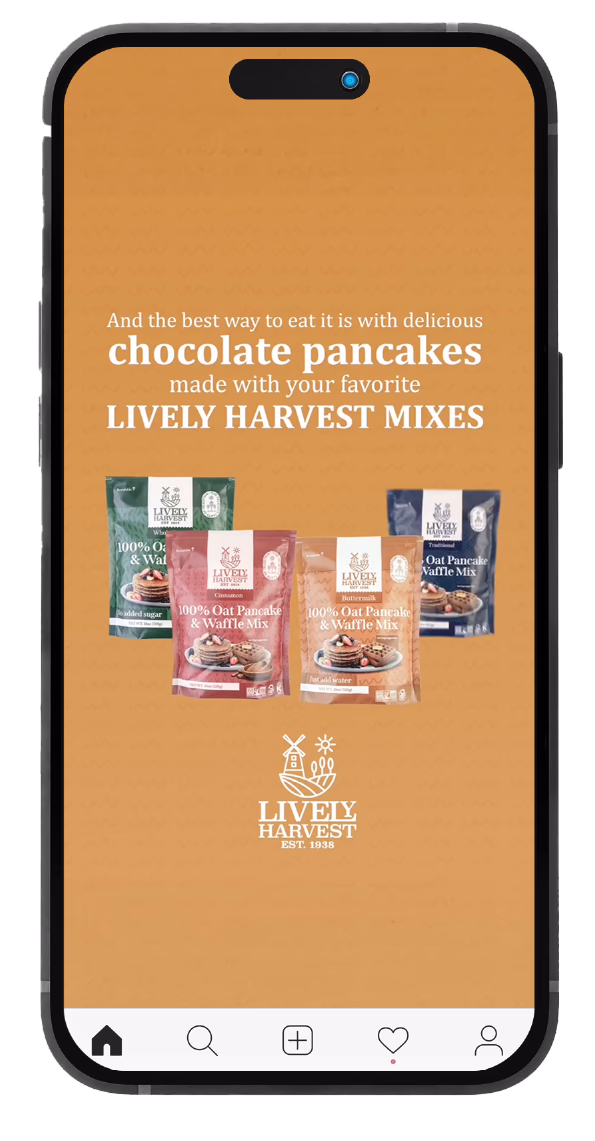 Mockup de Instagram de Lively Harvest